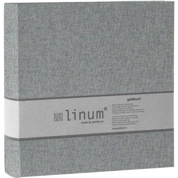 Goldbuch ľanový album Linum 200 fotografií 10x15 cm sivý