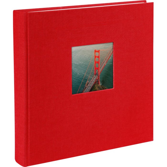 Goldbuch fotoalbum Bella Vista červený 25x25 cm 60 bielych strán