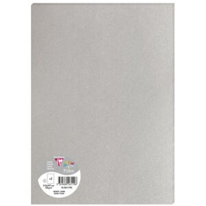 5 listov peľu DIN A4 120 g - strieborná