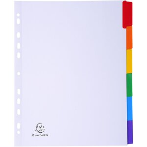 Register DIN A4 mit 6 Taben