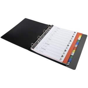 Exacompta 92E Register DIN A4 12 Taben farbig...