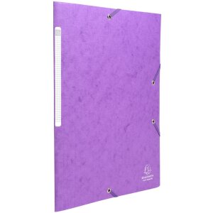 Exacompta Sammelmappe Gummizug 3 Klappen 425g Nature...