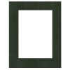 Hotový passe-partout 20 x 25 cm na čiernej farbe 13 x 18 cm