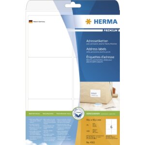 Adresné štítky HERMA Premium A4...
