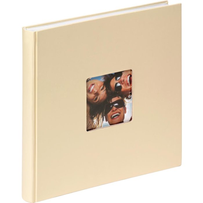 Walther fotoalbum Fun 26x25 cm krémový 40 bielych strán