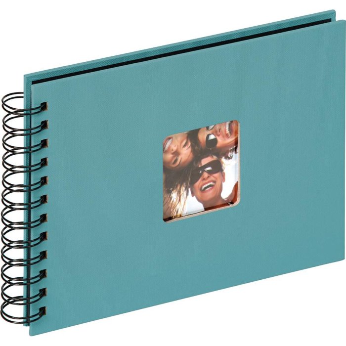 Špirálový album Walther Fun petrol green 23x17 cm 40 čiernych strán
