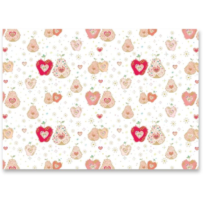 Baliaci papier APPLE & PEAR IN LOVE