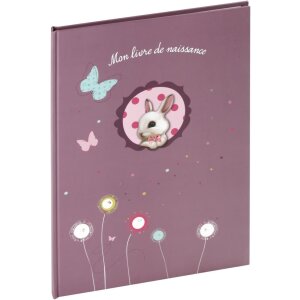 Panodia Foxy Babytagebuch lila Text französisch...