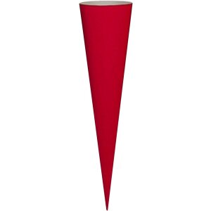 Schultüte Basteltüte Buntkarton rot 70 cm