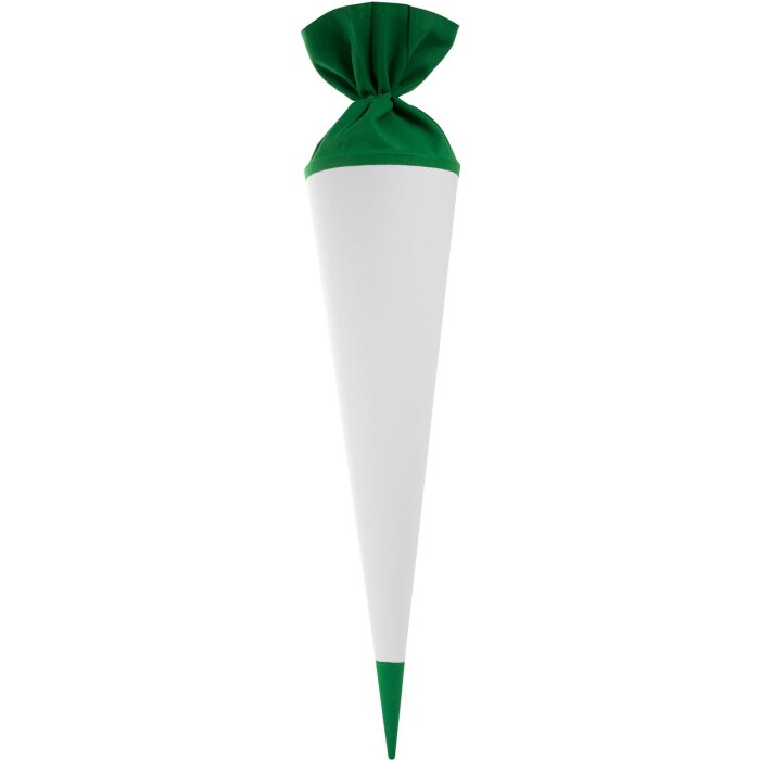 Školský kužeľ Goldbuch craft zeleno-biely 70 cm