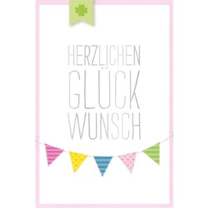 Artebene karta gratulácie girlanda