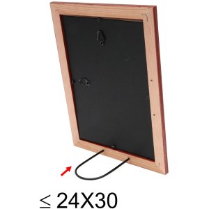 Drevený rám S40C Deknudt 30x40 cm červený