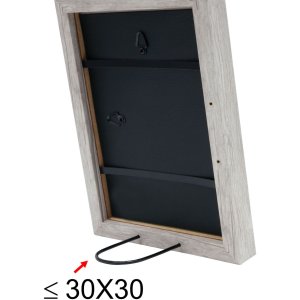 Drevený rám S45R bloková lišta 30x30 cm svetlo