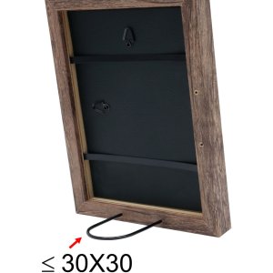 Drevený rám S45R bloková lišta 20x25 cm hnedý