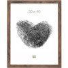 Drevený rám S45R bloková lišta 20x25 cm hnedý