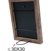 Drevený rám S45R bloková lišta 20x25 cm hnedý