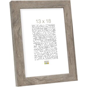 Drevený rám S45R bloková lišta 20x25 cm sivo-béžová