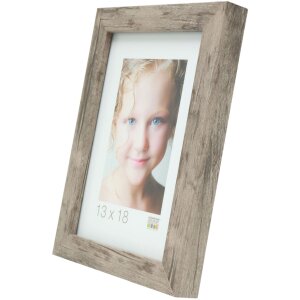 Drevený rám S45R bloková lišta 20x25 cm sivo-béžová