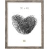 Drevený rám S45R bloková lišta 20x25 cm sivo-béžová