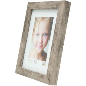 Drevený rám S45R bloková lišta 50x70 cm sivo-béžová
