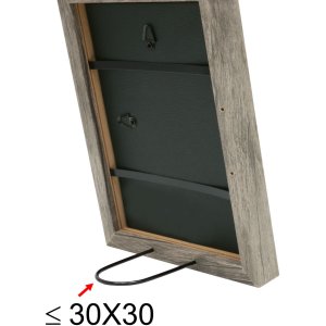 Drevený rám S45R bloková lišta 50x70 cm sivo-béžová