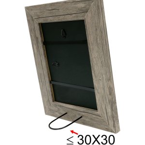 Drevený rám S48SH 20x20 cm sivo-béžový