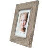 Drevený rám S48SH 20x20 cm sivo-béžový