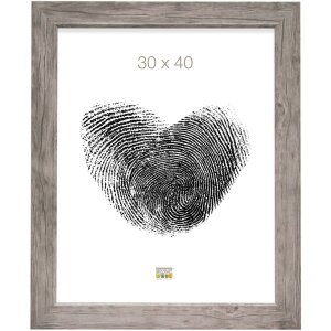 Drevený rám S48SH 30x45 cm sivo-béžový