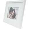 Fotorámik S67KS drevený paspartout 13x18 cm biely
