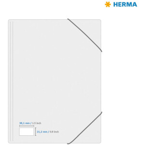 Adresné štítky Premium A4 38,1x21,2 mm okrúhle rohy biely matný papier 6500 ks.