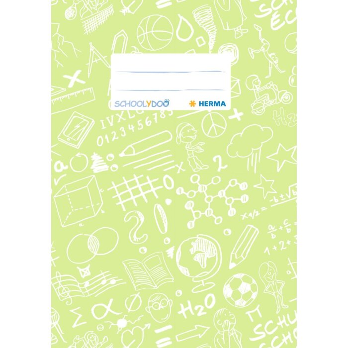 A5 SCHOOLYDOO chránič na notebook svetlozelený
