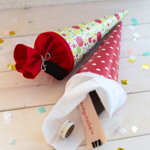 Goldbuch Geschenktüte Punkte 35 cm, rot, grün,...