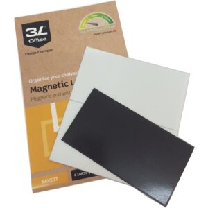 3 Stück magnetisches Sichtfenster mit Bogen 35x102mm