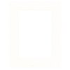 HNFD Passepartout 50x60 cm - 30x40 cm Bianco Naturale (biela)