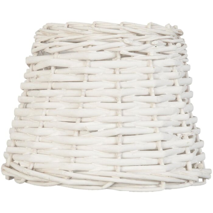 Tienidlo 6LAK0258W Clayre & Eef - biele Ø 20x15 cm E27