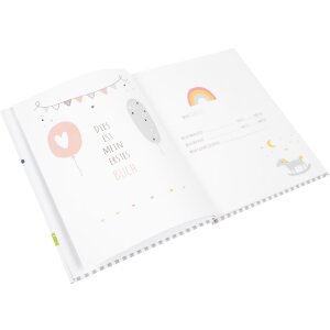 Goldbuch Babytagebuch Babyworld Elefant 21x28 cm 44 illustrierte Seiten