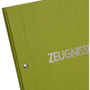 Goldbuch Zeugnismappe Colours grün DIN A4