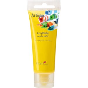 Walther Artista Acrylfarbe 75 ml Tube Schnelltrocknend Deckkraft Farbstark