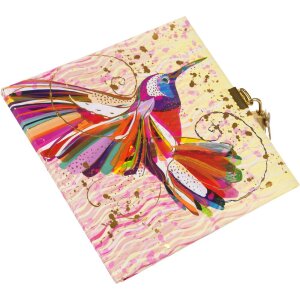 Goldbuch Tagebuch Flower Kolibri 16,5x16,5 cm 96...