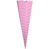 Goldbuch Bastelschultüte 3D-Colorwellpappe rosa 41 cm
