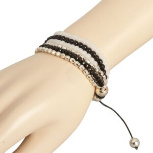 Clayre & Eef Armband B0101144 Kunstschmuck in Schwarz...