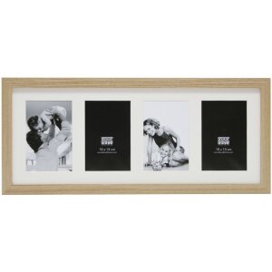Drevený rám S66K 10x15 cm, 13x18 cm a 15x20 cm - 2 až 4 fotografie