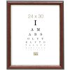 Deknudt klasický drevený rám S222H3 hnedý so zlatým okrajom 18x24 cm