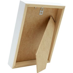 Drevený rám S223K 10x15 cm biely