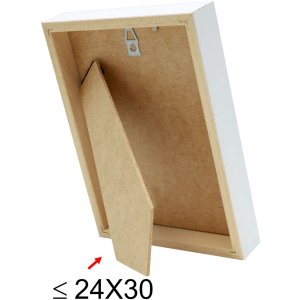 Drevený rám S223K 10x15 cm biely