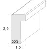 Drevený rám S223K 20x30 cm taupe