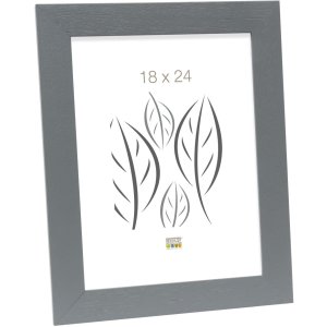 Drevený rám S226K 24x30 cm sivý