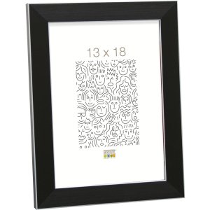 Plastový rám S41VK2 čierny 15x23 cm