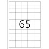 Štítky Premium A4, biely matný papier 38,1x21,2 mm 650 ks.