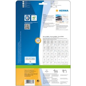 Štítky Premium A4, biely 48,3x33,8 mm matný papier 320 ks.